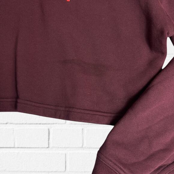 Lululemon All Yours Cropped Crew Sweatshirt - Cassis - Picture 6 of 6